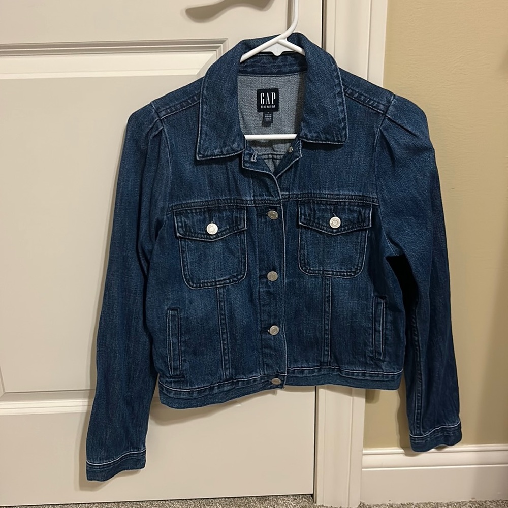 Gap denim jacket, size women’s small.